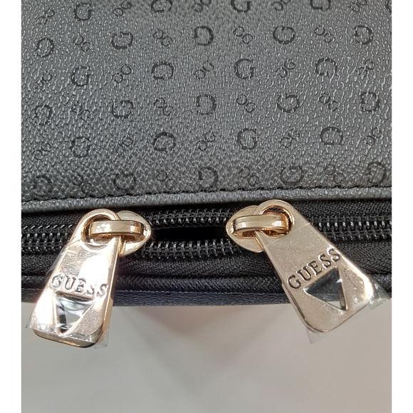 GUESS Black Travel Bag with Gold Details - Picture 4 of 6